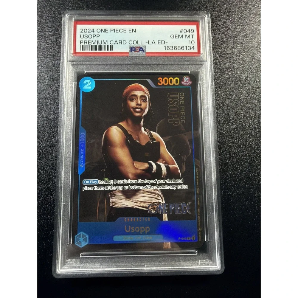 2024 ONE PIECE PREMIUM CARD COLLECTION LIVE ACTION EDITION- #049 USOPP PSA 10 B2